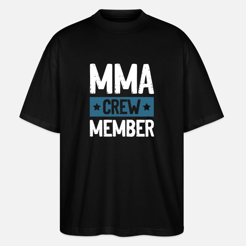 Mma Crew - Stanley/Stella Oversized Unisex Organic T-shirt Blaster 2.0 - black