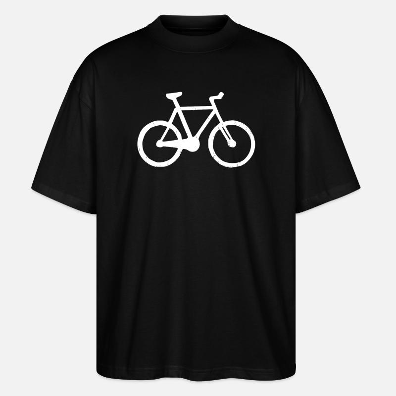 Roue de vélo - T-shirt bio Blaster 2.0 coupe oversize Stanley/Stella Unisexe - noir