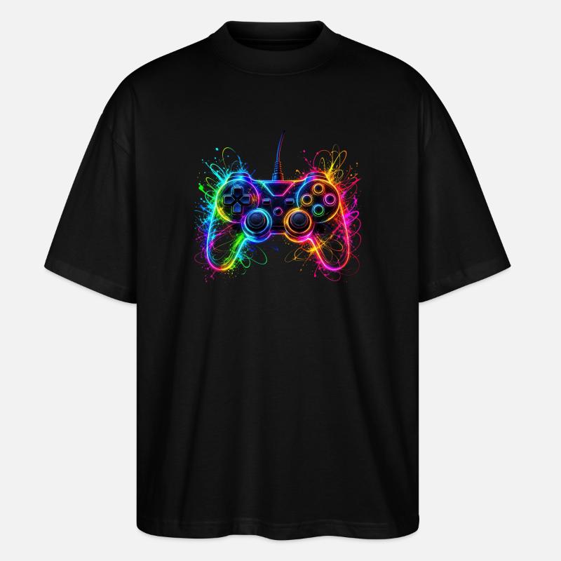 Gaming Controller Gamer - Stanley/Stella Oversized Unisex Organic T-shirt Blaster 2.0 - black