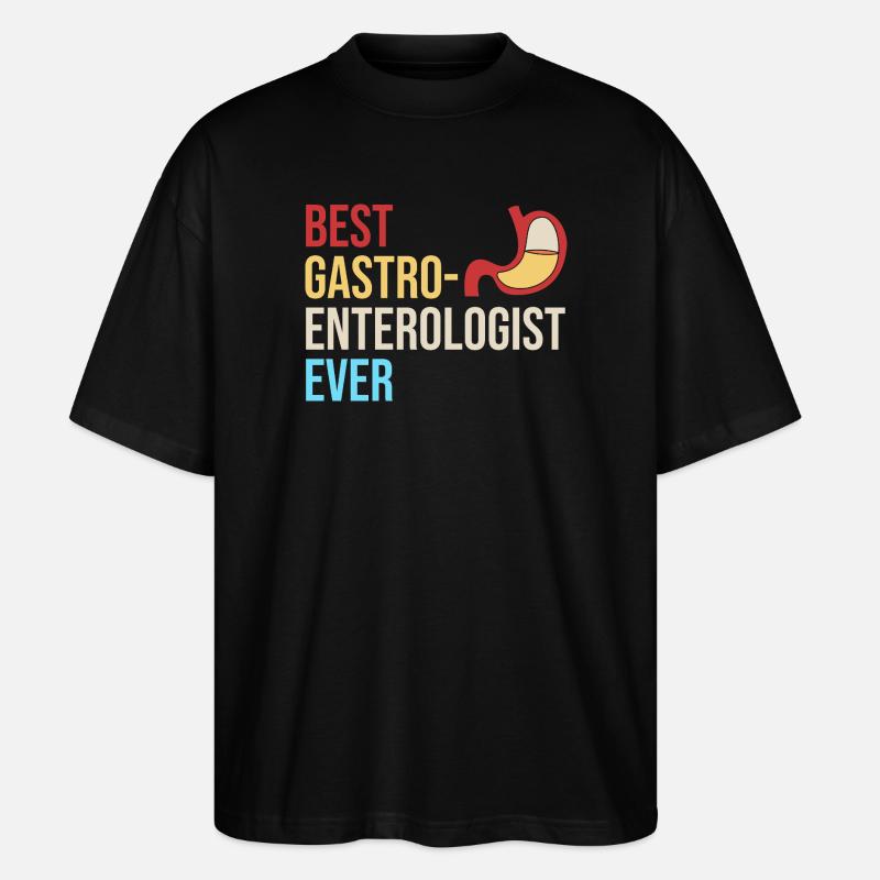 Gastroenterology - Stanley/Stella Oversized Unisex Organic T-shirt Blaster 2.0 - black