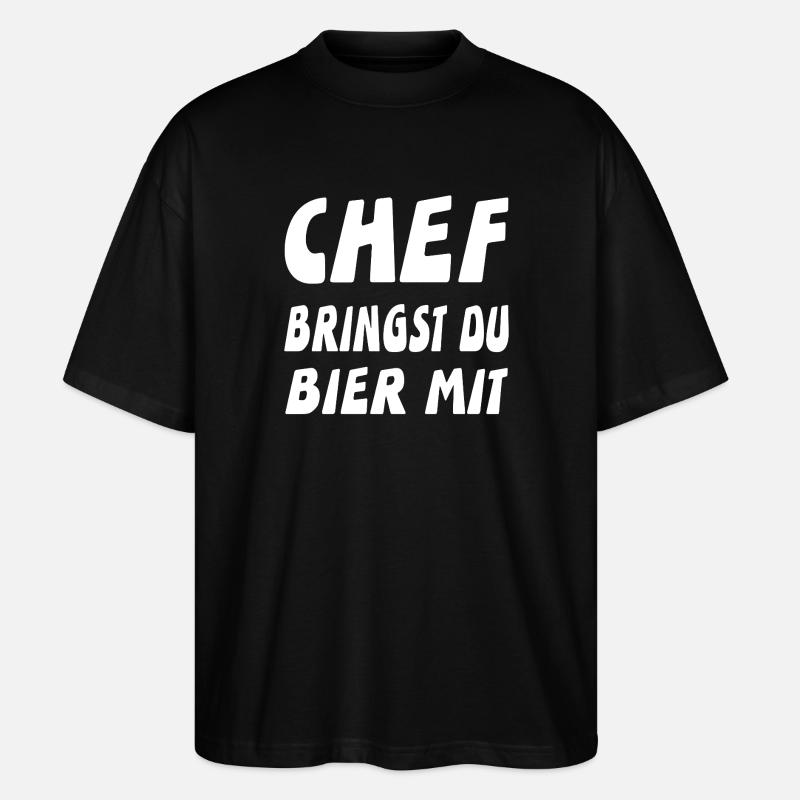 Chef - Stanley/Stella Oversized Unisex Bio T-Shirt Blaster 2.0 - Schwarz