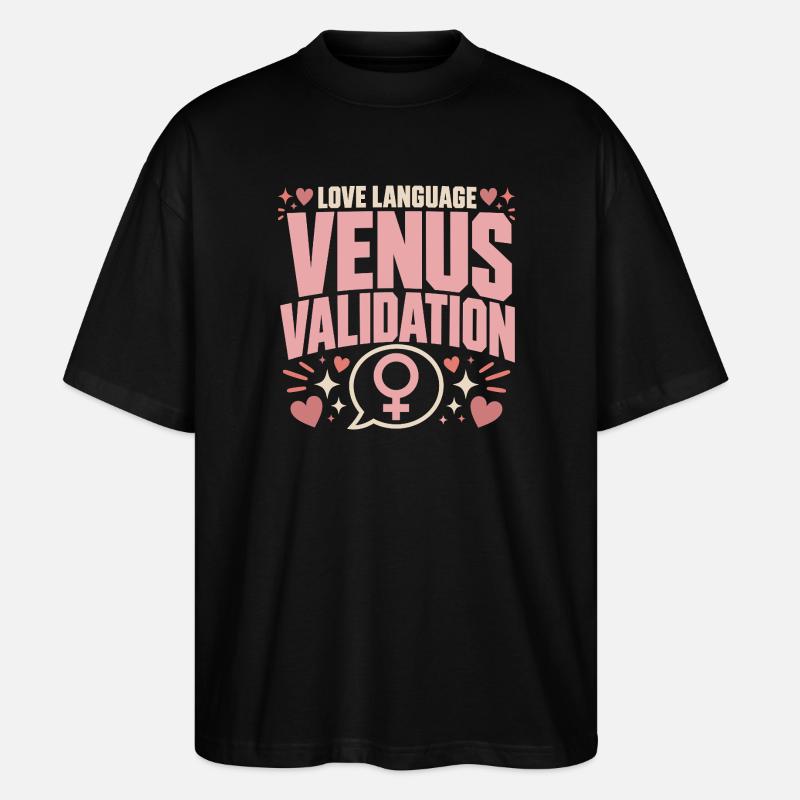 Venus-zeichen Venus-astrologie - Stanley/Stella Oversized Unisex Bio T-Shirt Blaster 2.0 - Schwarz