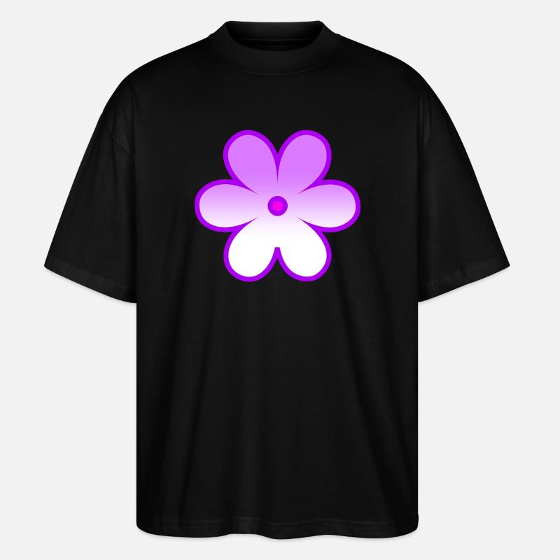 Blume - Stanley/Stella Oversized Unisex Bio T-Shirt Blaster 2.0 - Schwarz