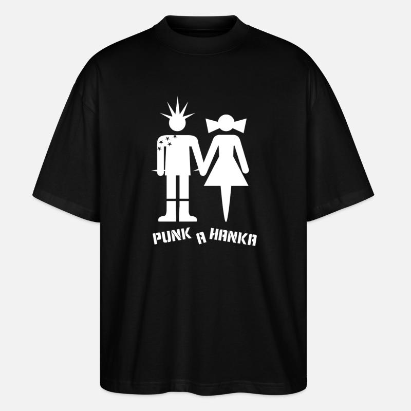 PUNK A HANKA - T-shirt bio Blaster 2.0 coupe oversize Stanley/Stella Unisexe - noir