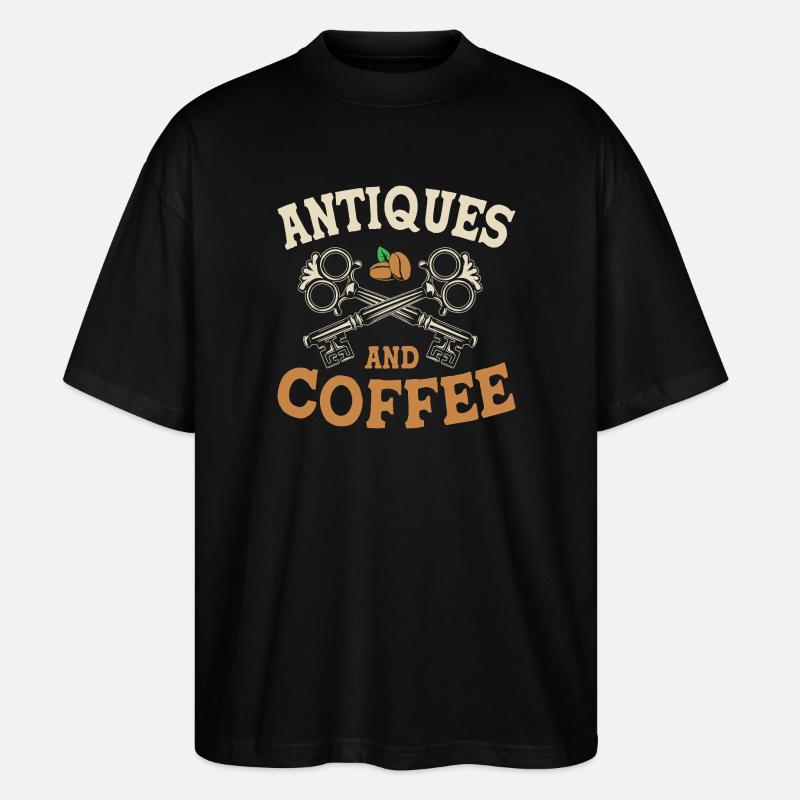 Marché aux puces - T-shirt bio Blaster 2.0 coupe oversize Stanley/Stella Unisexe - noir