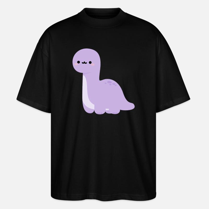 Brachiosaurus Lulu - T-shirt bio Blaster 2.0 coupe oversize Stanley/Stella Unisexe - noir