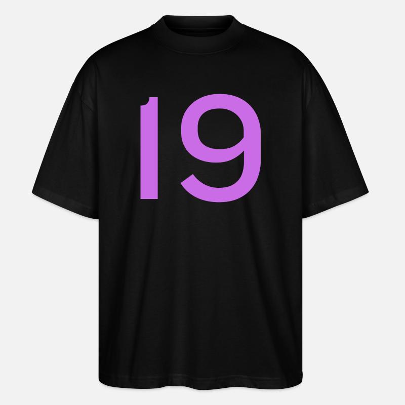 19 - T-shirt bio Blaster 2.0 coupe oversize Stanley/Stella Unisexe - noir