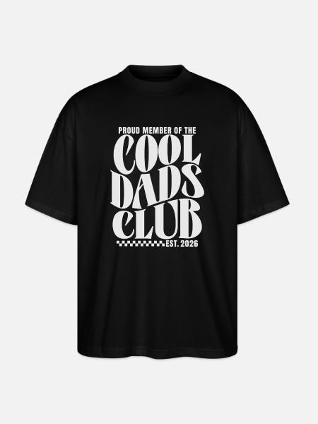 Cool Dads Club - Dad-to-be 2026 Gift - Stanley/Stella Oversized Unisex Organic T-shirt Blaster 2.0 - black
