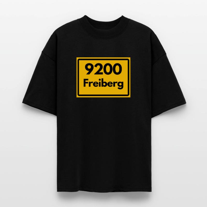 OLD POSTCODE 9200 SAXONY FREIBERG POSTAL CODE Stanley/Stella Oversized Unisex Organic T-shirt Blaster 2.0