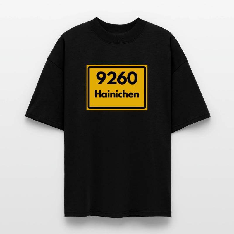 OLD POSTCODE 9260 SAXONY HAINICHEN POSTAL CODE Stanley/Stella Oversized Unisex Organic T-shirt Blaster 2.0
