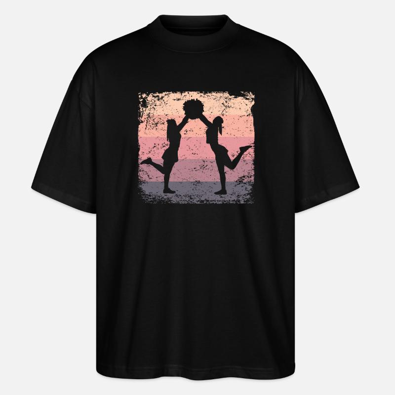 Cheerleader Cheer Mom Cheerleading - Stanley/Stella Oversized Unisex Bio T-Shirt Blaster 2.0 - Schwarz