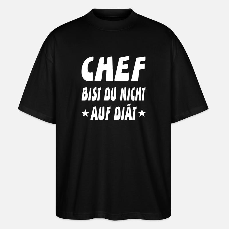 Chef - Stanley/Stella Oversized Unisex Bio T-Shirt Blaster 2.0 - Schwarz