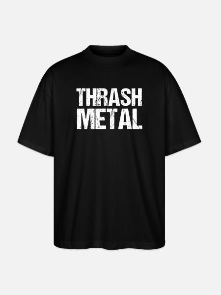 Thrash Metal Grunge Typography - Stanley/Stella Oversized Unisex Organic T-shirt Blaster 2.0 - black