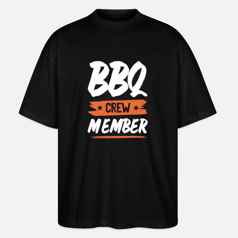 Équipe de barbecue - T-shirt bio Blaster 2.0 coupe oversize Stanley/Stella Unisexe - noir