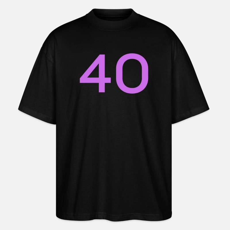 40 - Stanley/Stella Oversized Unisex Bio T-Shirt Blaster 2.0 - Schwarz
