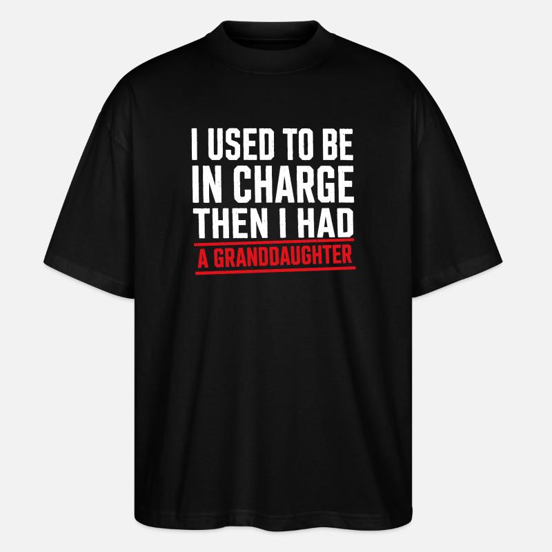 Früher Chef Jetzt Großmutter - Stanley/Stella Oversized Unisex Organic T-shirt Blaster 2.0 - black
