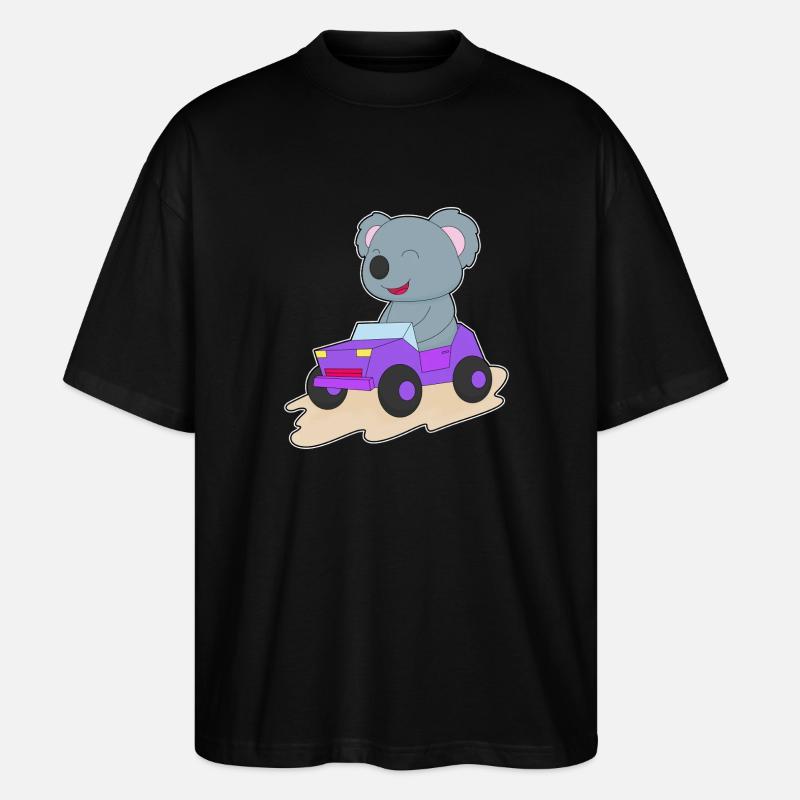 Koala Car - T-shirt bio Blaster 2.0 coupe oversize Stanley/Stella Unisexe - noir
