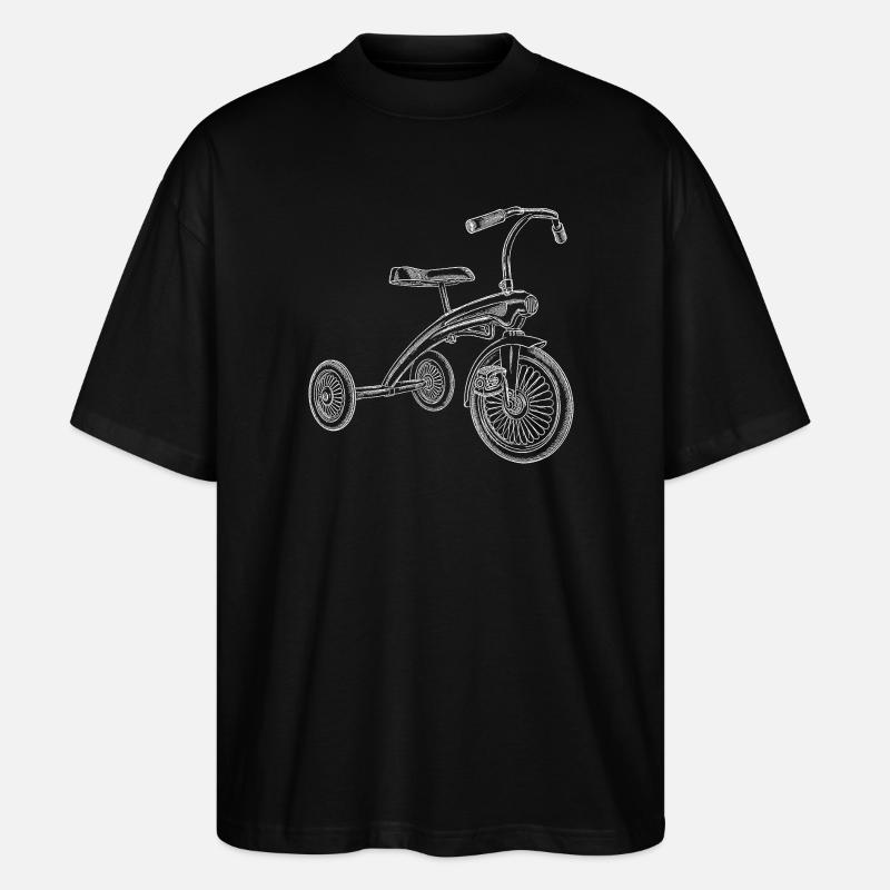 Tricycle - T-shirt bio Blaster 2.0 coupe oversize Stanley/Stella Unisexe - noir