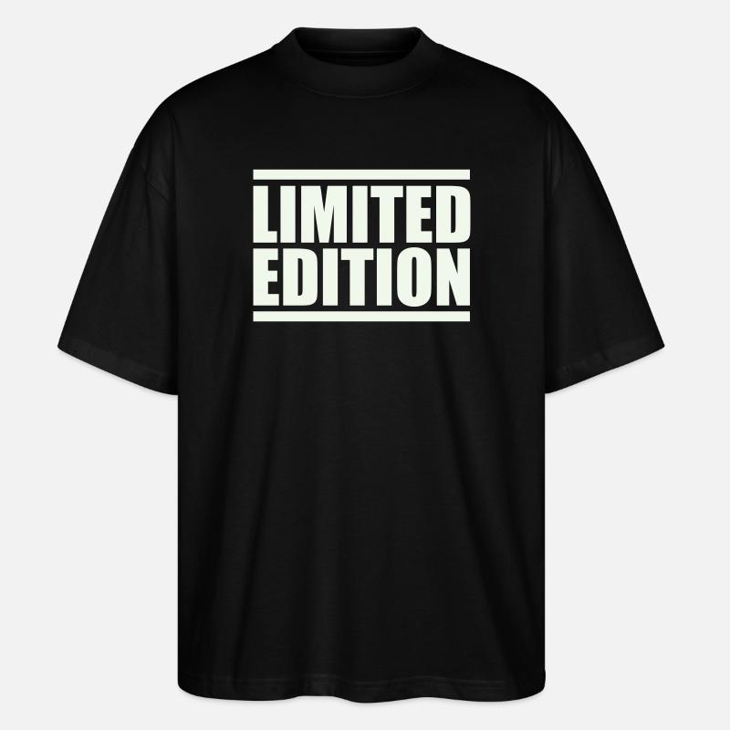 Limitierte Auflage Großbuchstaben - Stanley/Stella Oversized Unisex Bio T-Shirt Blaster 2.0 - Schwarz