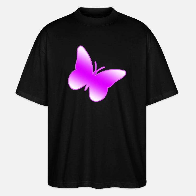 Butterfly - Stanley/Stella Oversized Unisex Organic T-shirt Blaster 2.0 - black