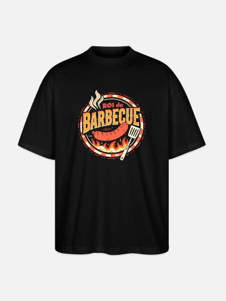 Roi du Barbecue - T-shirt bio Blaster 2.0 coupe oversize Stanley/Stella Unisexe - noir