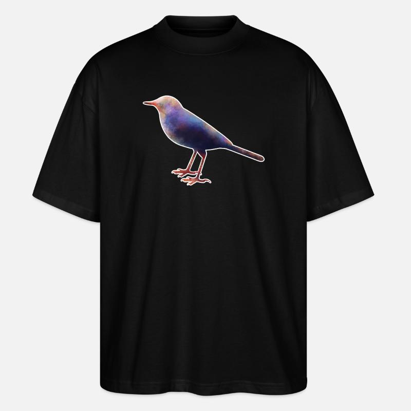 Bergeronnette.1 - T-shirt bio Blaster 2.0 coupe oversize Stanley/Stella Unisexe - noir