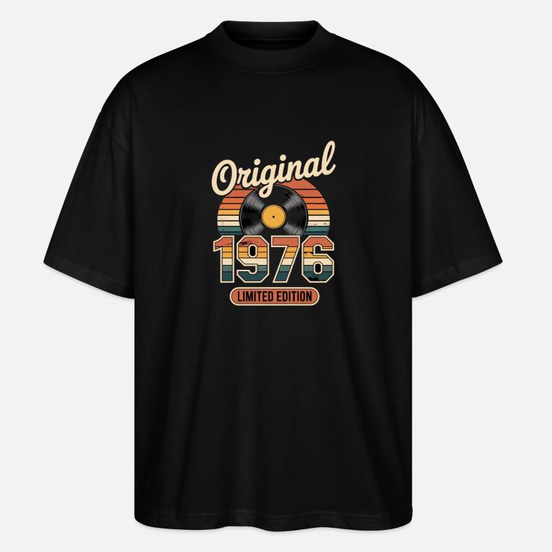 Edition limitée 1976 - T-shirt bio Blaster 2.0 coupe oversize Stanley/Stella Unisexe - noir