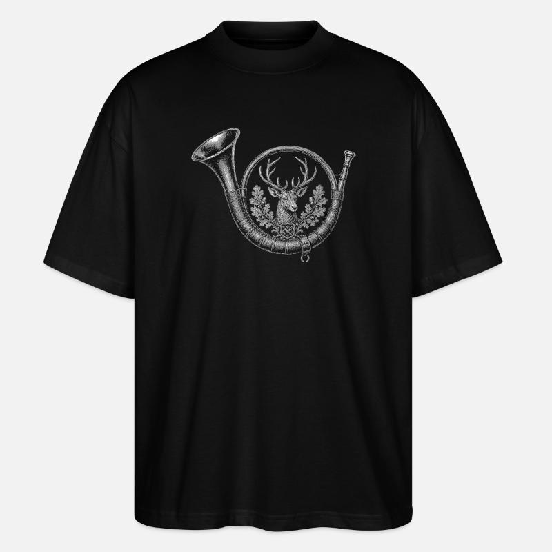 clairon - T-shirt bio Blaster 2.0 coupe oversize Stanley/Stella Unisexe - noir