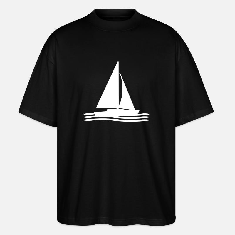 Voile - T-shirt bio Blaster 2.0 coupe oversize Stanley/Stella Unisexe - noir