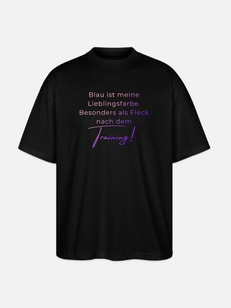 Voltigieren Training: Lustiger Volti Spruch - Stanley/Stella Oversized Unisex Bio T-Shirt Blaster 2.0 - Schwarz