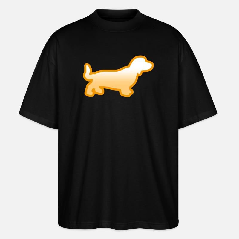 Teckel - T-shirt bio Blaster 2.0 coupe oversize Stanley/Stella Unisexe - noir