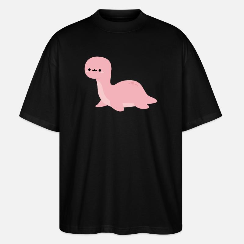 Brontosaurus Harmonica - Stanley/Stella Oversized Unisex Organic T-shirt Blaster 2.0 - black