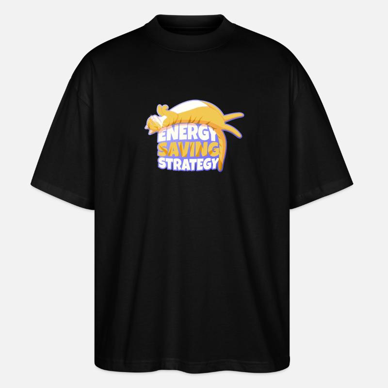 Energy Saving Strategy Mascot - Stanley/Stella Oversized Unisex Organic T-shirt Blaster 2.0 - black