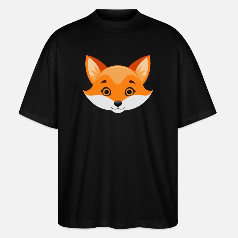 Fox Face - T-shirt bio Blaster 2.0 coupe oversize Stanley/Stella Unisexe - noir