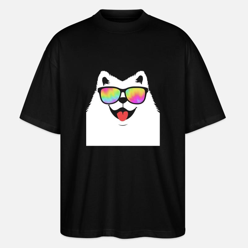 Samojede - Stanley/Stella Oversized Unisex Bio T-Shirt Blaster 2.0 - Schwarz