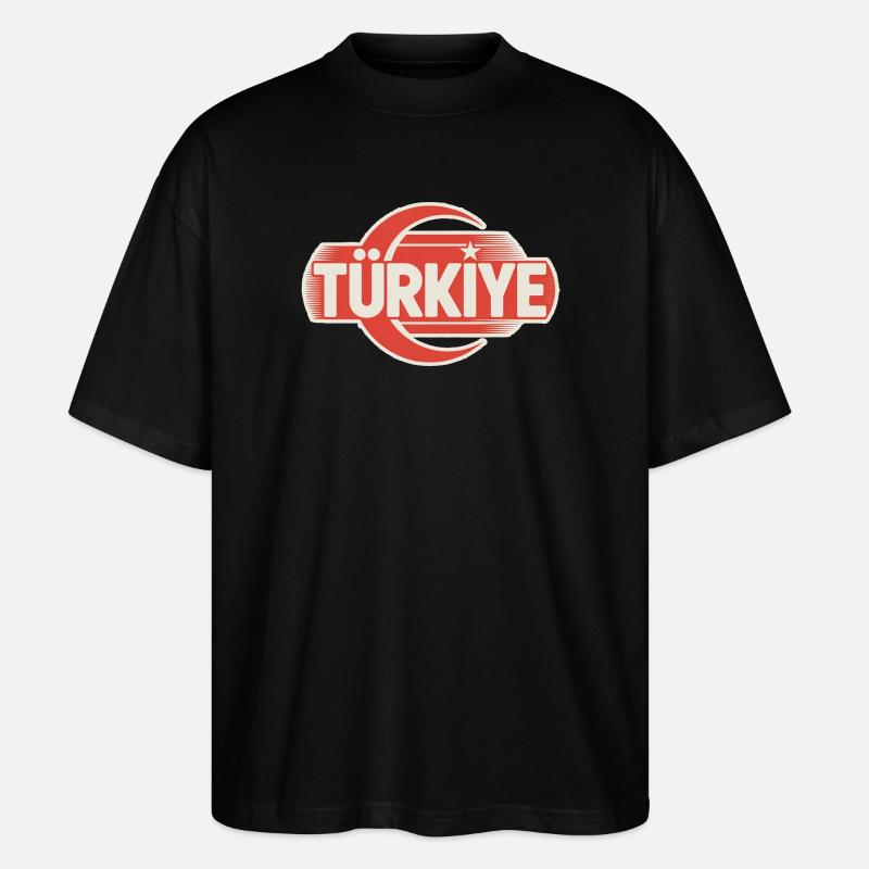 Turkey - Stanley/Stella Oversized Unisex Bio T-Shirt Blaster 2.0 - Schwarz