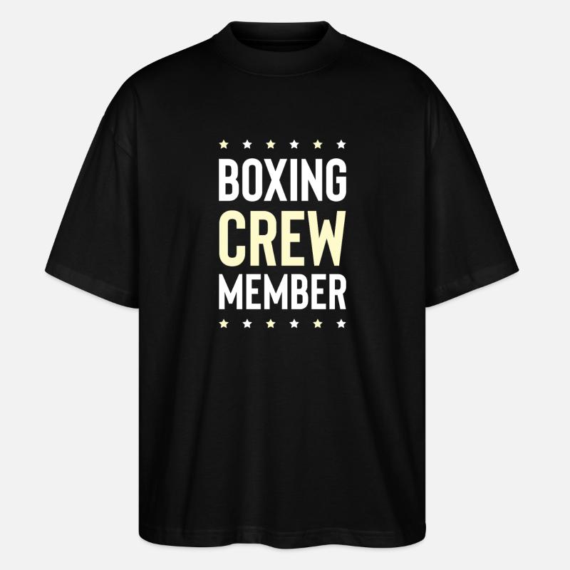 Équipe de boxe - T-shirt bio Blaster 2.0 coupe oversize Stanley/Stella Unisexe - noir