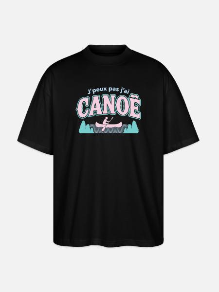 J'peux pas j'ai CANOE - T-shirt bio Blaster 2.0 coupe oversize Stanley/Stella Unisexe - noir