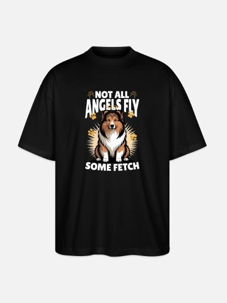 Chien Shetland Sheltie Race - T-shirt bio Blaster 2.0 coupe oversize Stanley/Stella Unisexe - noir