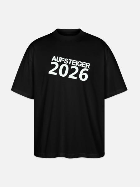 aufsteiger_2026- - Stanley/Stella Oversized Unisex Bio T-Shirt Blaster 2.0 - Schwarz
