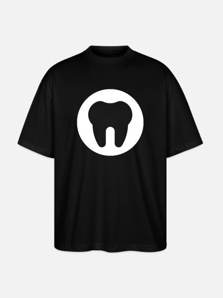 Tooth, Dentist, Dental Practice - Stanley/Stella Oversized Unisex Organic T-shirt Blaster 2.0 - black