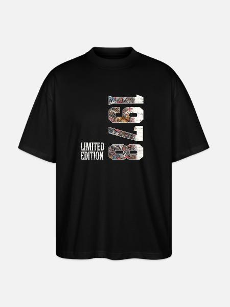 Limited Edition 1978 Tattoo Chinese Dragon - Stanley/Stella Oversized Unisex Organic T-shirt Blaster 2.0 - black