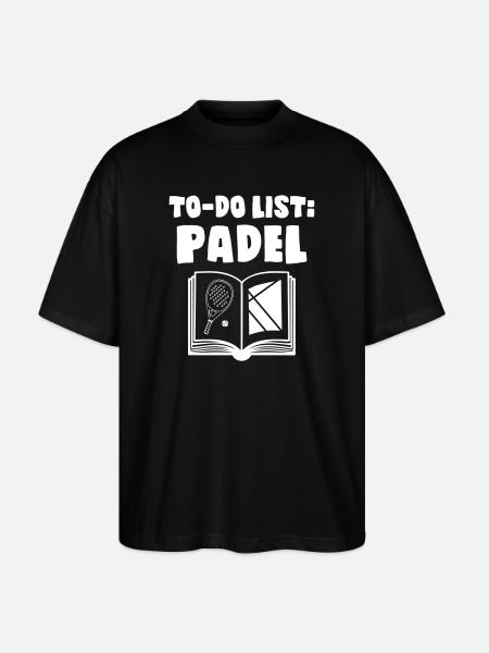 To_Do_List_Padel - Stanley/Stella Oversized Unisex Bio T-Shirt Blaster 2.0 - Schwarz