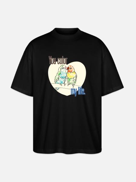 Rosenkopfchen - Stanley/Stella Oversized Unisex Bio T-Shirt Blaster 2.0 - Schwarz