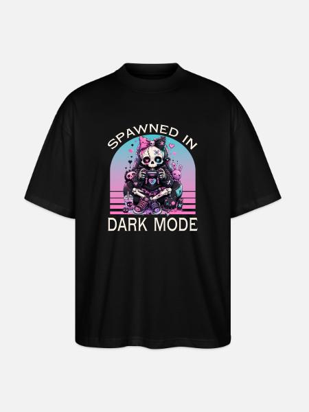 Pastel Goth Soft Goth Gaming Gamer - Stanley/Stella Oversized Unisex Organic T-shirt Blaster 2.0 - black