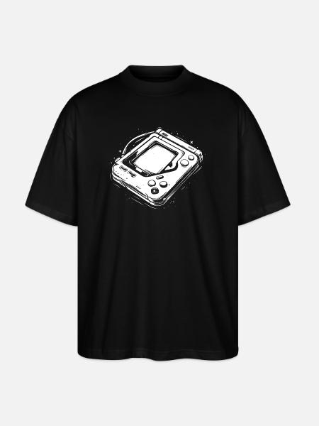 Console de jeu rétro - T-shirt bio Blaster 2.0 coupe oversize Stanley/Stella Unisexe - noir