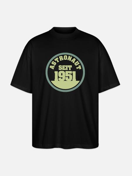 1951 - Stanley/Stella Oversized Unisex Organic T-shirt Blaster 2.0 - black