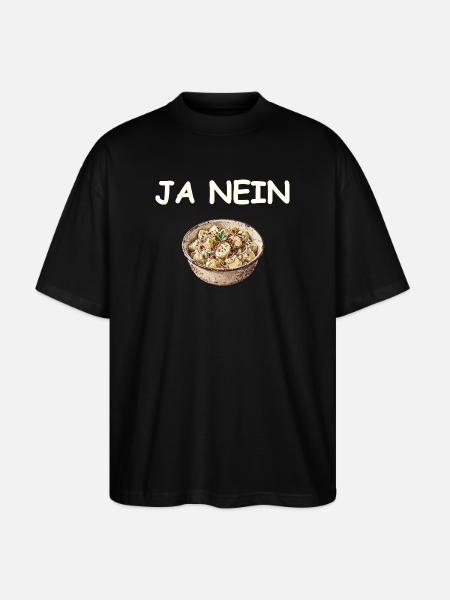 Yes No Potato Salad - Stanley/Stella Oversized Unisex Organic T-shirt Blaster 2.0 - black