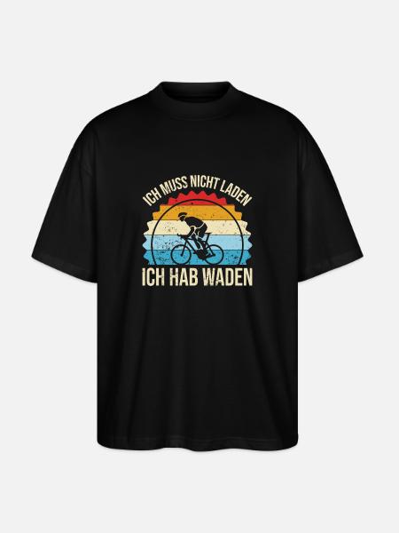 Kondition Statt Akku - Stanley/Stella Oversized Unisex Bio T-Shirt Blaster 2.0 - Schwarz