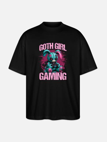Pastel Goth Soft Goth Gaming Gamer - Stanley/Stella Oversized Unisex Organic T-shirt Blaster 2.0 - black